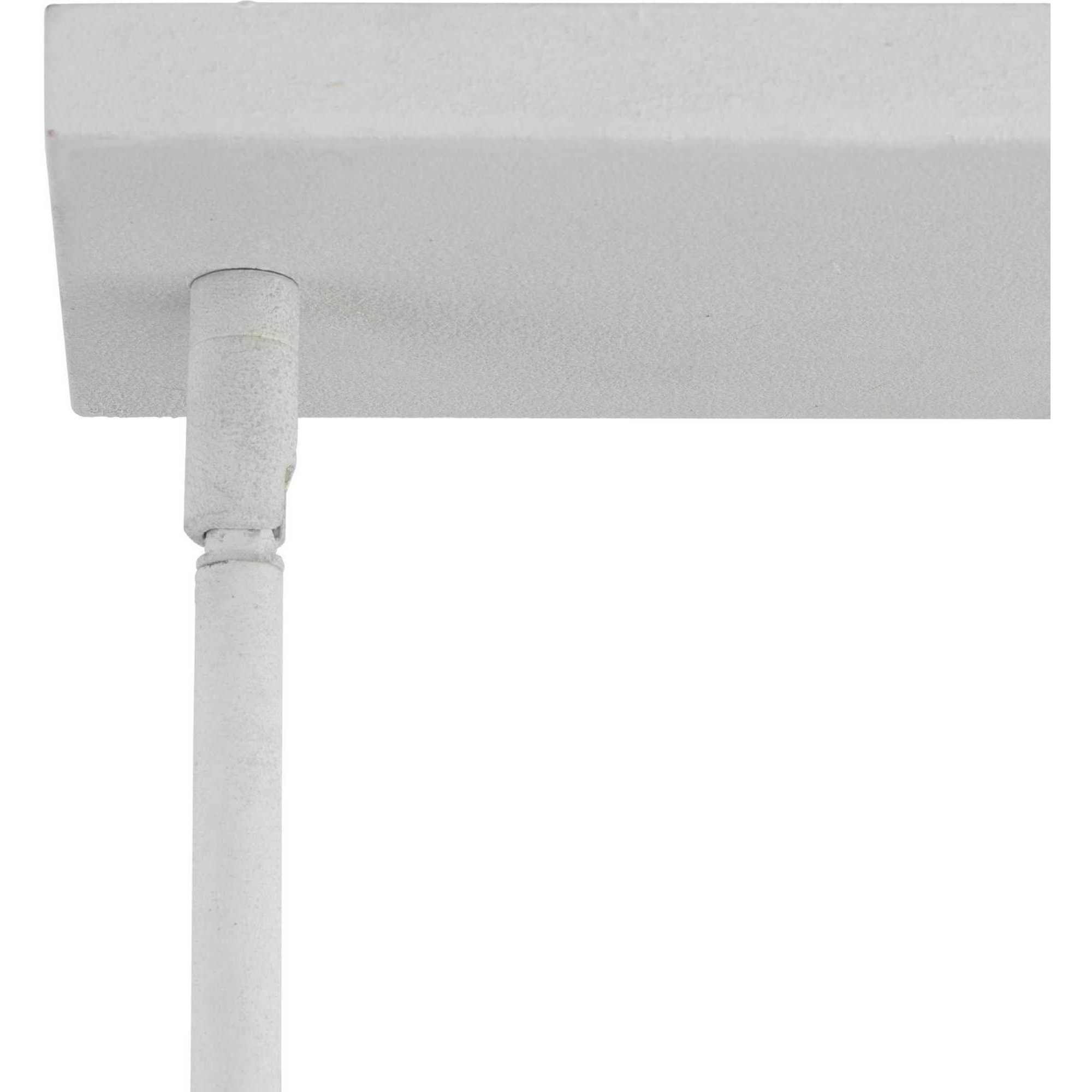 Pinellas 6 Light 50 inch White Plaster Linear Chandelier Ceiling Light, Design Series