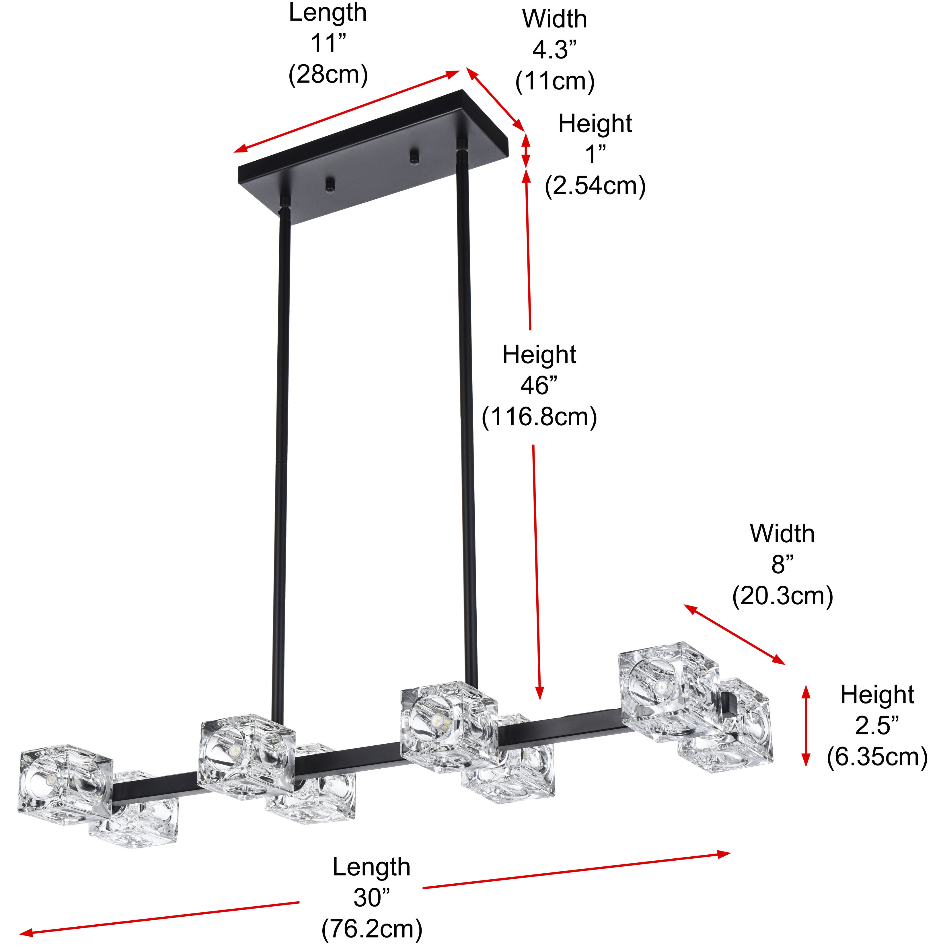 Lyra Linear Pendant Ceiling Light