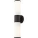 Lindale 2 Light 18.5 inch Black ADA Vanity Sconce Wall Light