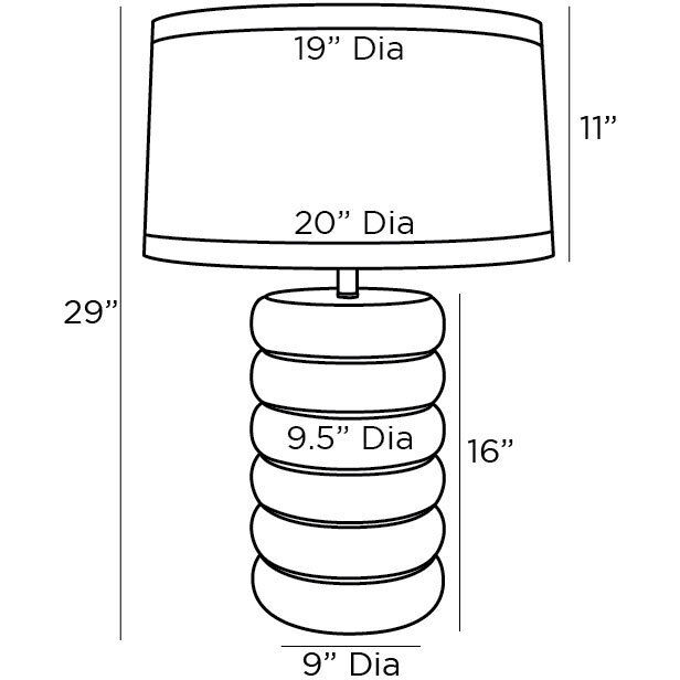 Rambo 29 inch 150 watt Matte Black Lamp Portable Light