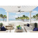 Sea Point 52 inch Matte Silver Outdoor Ceiling Fan