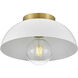 Stu LED 11 inch Matte White Foyer Light Ceiling Light, Flush Mount