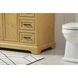 Americana 48 X 22 X 35 inch Natural Wood Vanity Sink Set