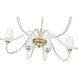 Katerina 8 Light 46 inch Rubbed Brass Chandelier Ceiling Light
