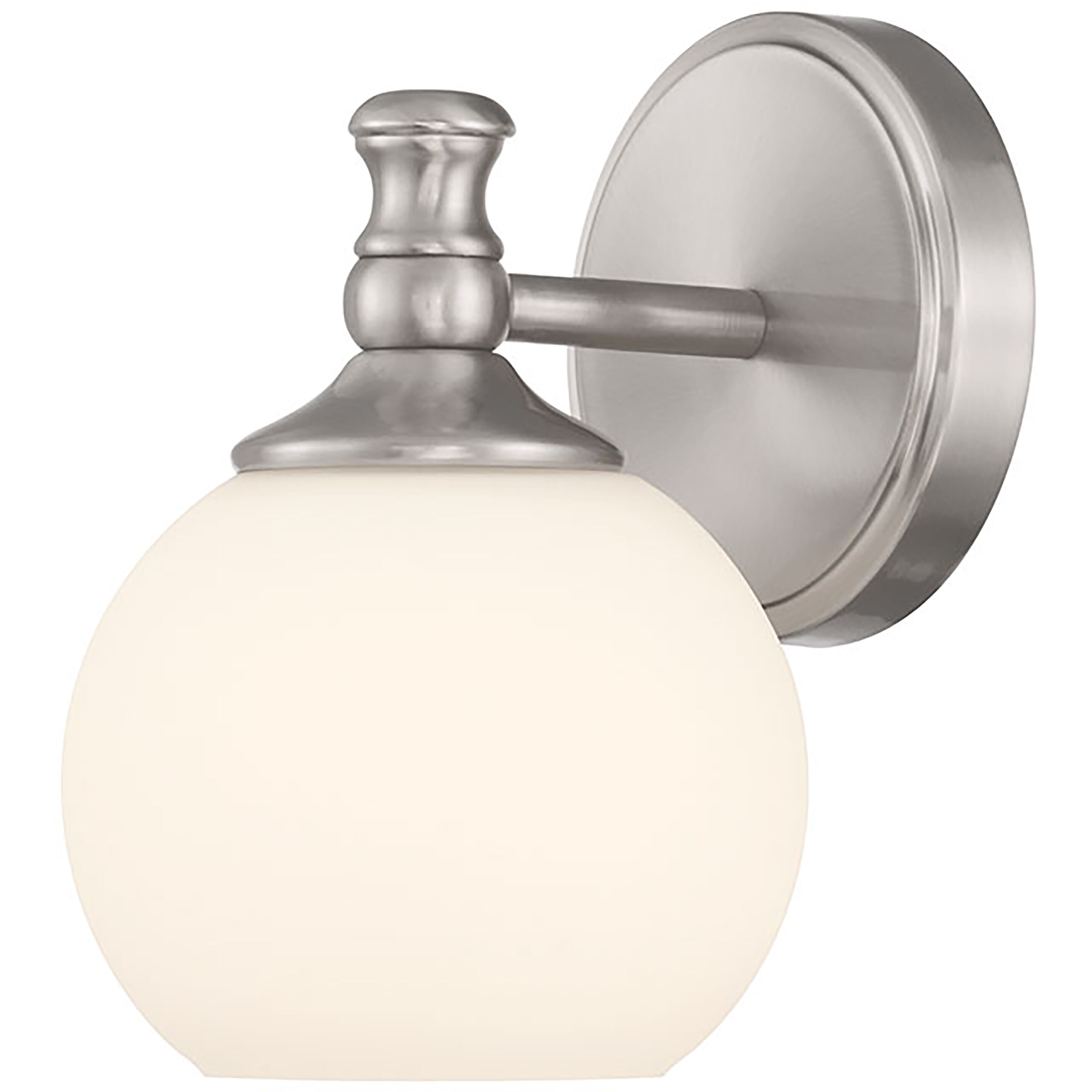 Orlisse 1 Light 6 inch Brushed Nickel Wall Sconce Wall Light