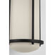 Richard June Otis 1 Light 15 inch Textured Black Outdoor Wall Light in LED