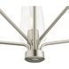 Celino 5 Light 26 inch Brushed Nickel Chandelier Ceiling Light