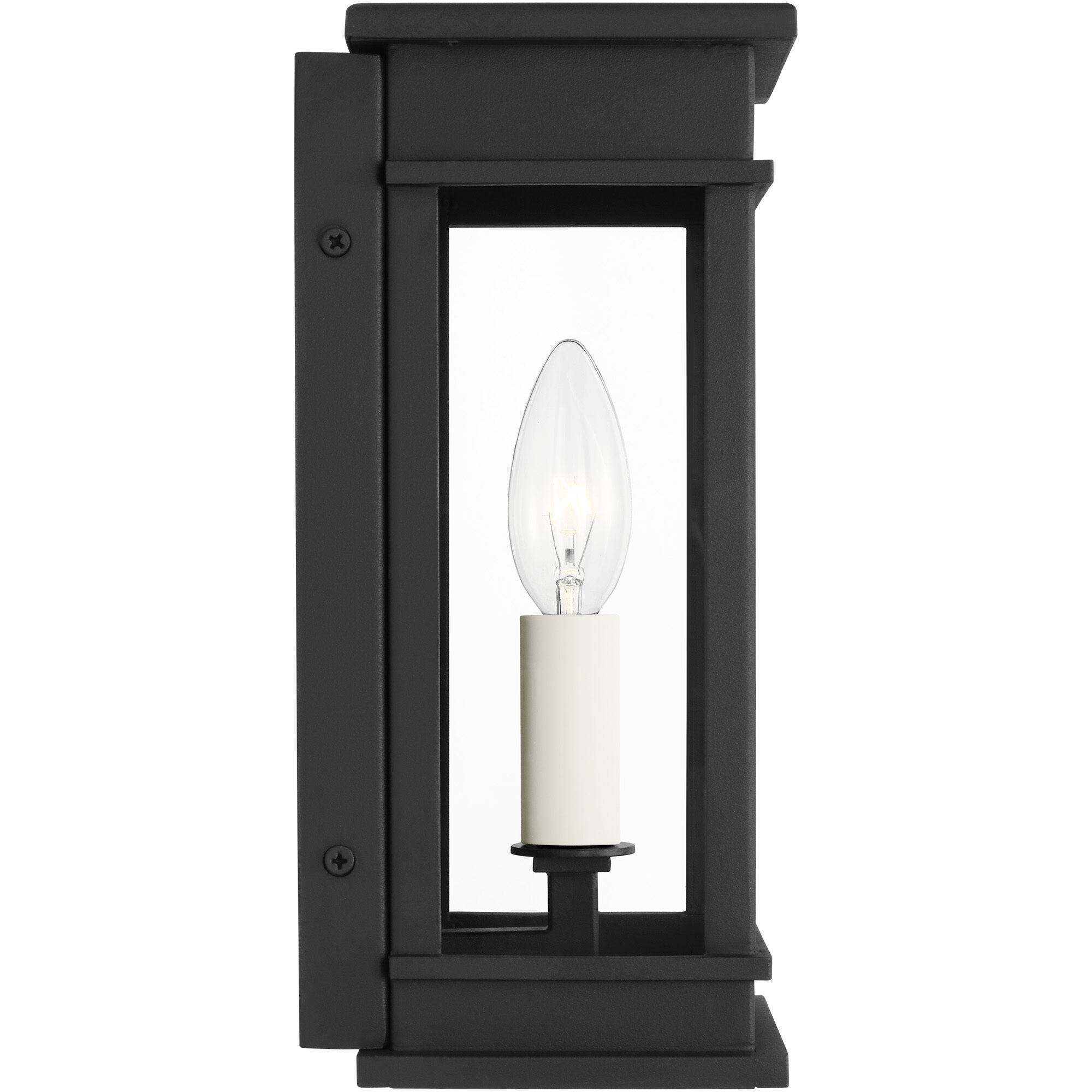 C&M by Chapman & Myers Cupertino 1 Light 15.5 inch Textured Black Outdoor Wall Lantern