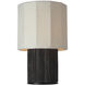 Anne-Marie Barton Fumar 17.5 inch 15.00 watt Ridged Carbon Table Lamp Portable Light