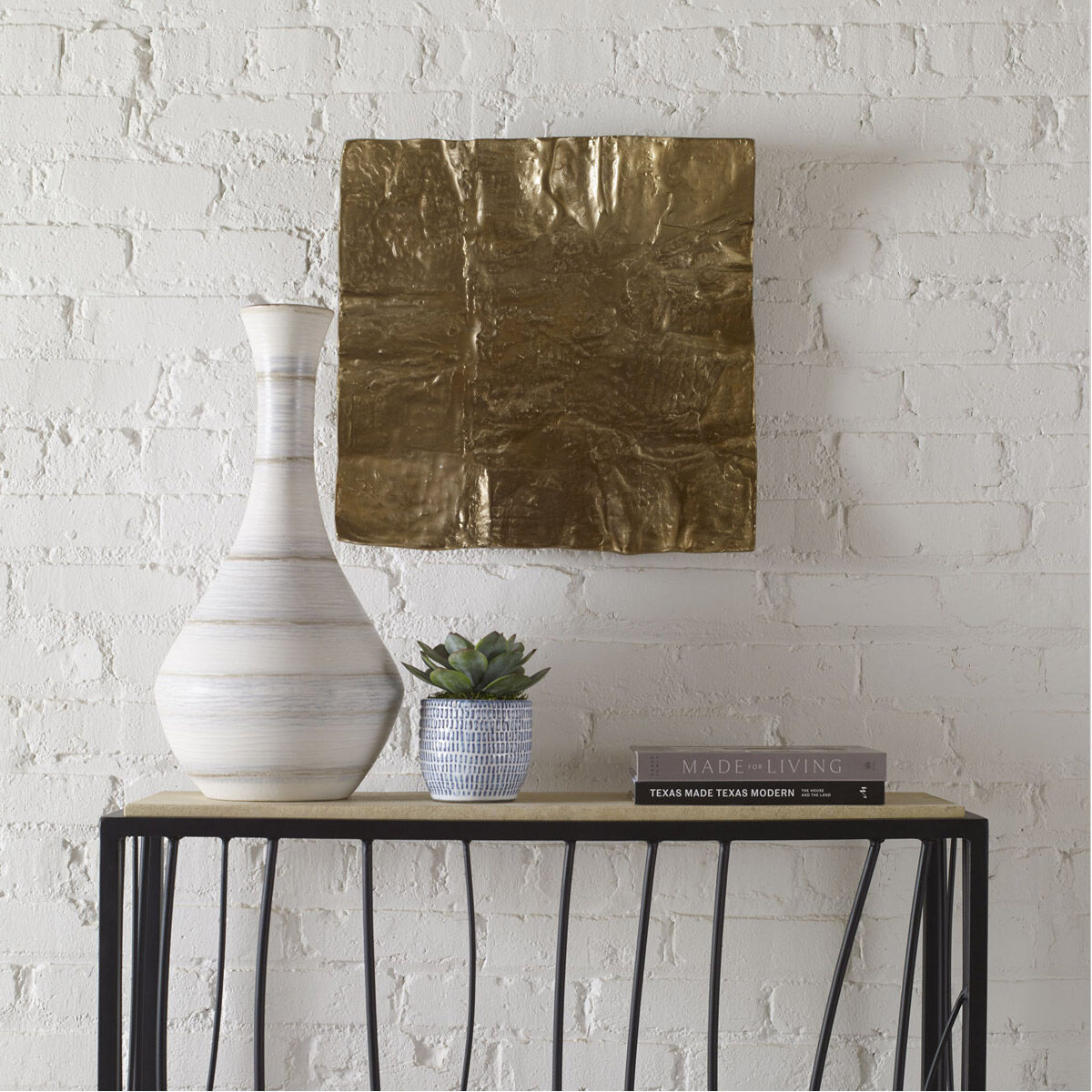 Archive Brass Plated Wall Decor