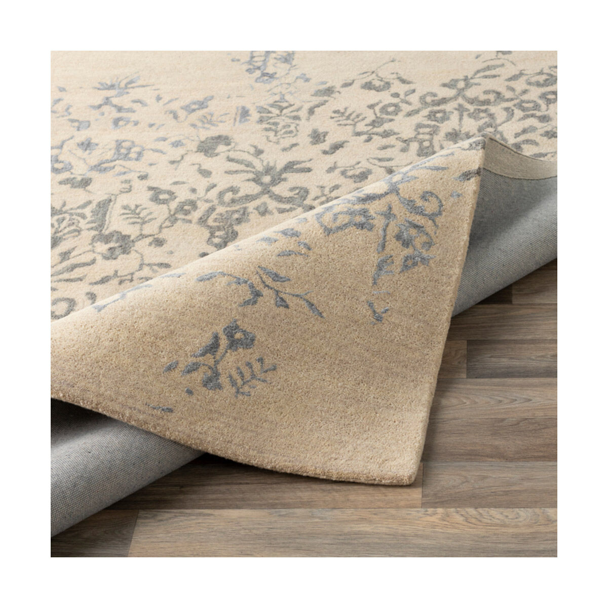 Banshee 96 X 60 inch Moss/Charcoal/Light Gray Rugs, Rectangle