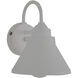 Resilience 1 Light 8 inch Textured White Outdoor Lantern