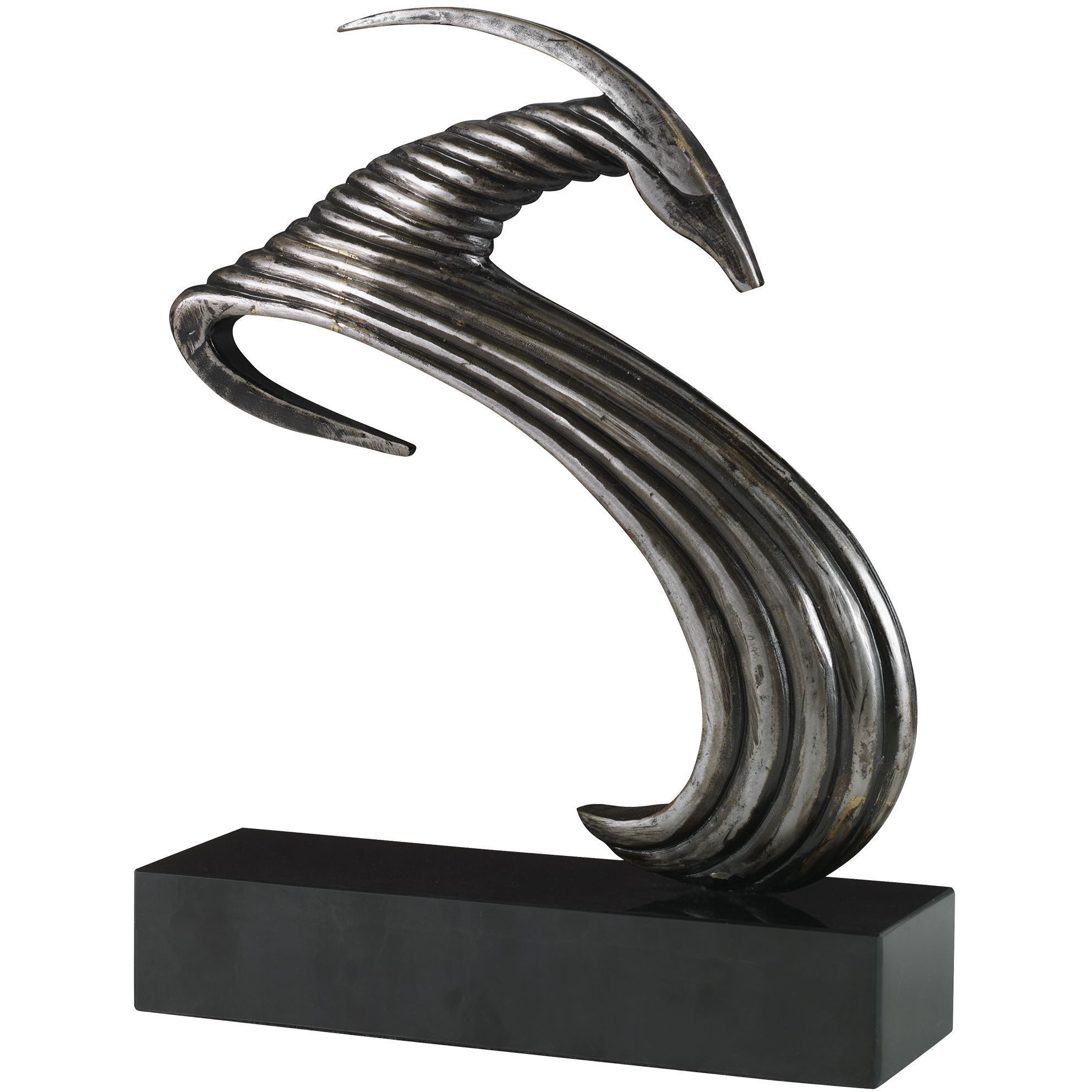 Take The Lead 15 X 13 inch Ram Sculpture