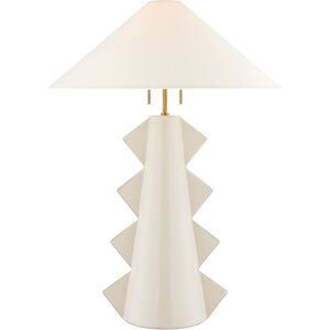 Kelly Wearstler Senso 33 inch 60 watt Ivory Table Lamp Portable Light, Large