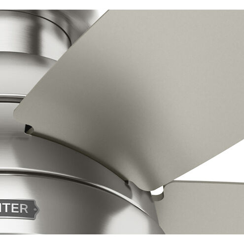 Lilliana 52 inch Brushed Nickel with Matte Nickel Blades Ceiling Fan