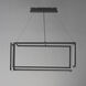 Penrose LED 16 inch Black Linear Pendant Ceiling Light