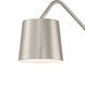 Quana 59.25 inch 100 watt Brushed Nickel Floor Lamp Portable Light