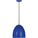 Z-Studio 1 Light 9.5 inch Blue Pendant Ceiling Light