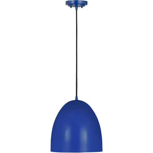 Z-Studio 1 Light 9.5 inch Blue Pendant Ceiling Light