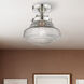 Avondale 1 Light 9 inch Brushed Nickel Semi-Flush Ceiling Light