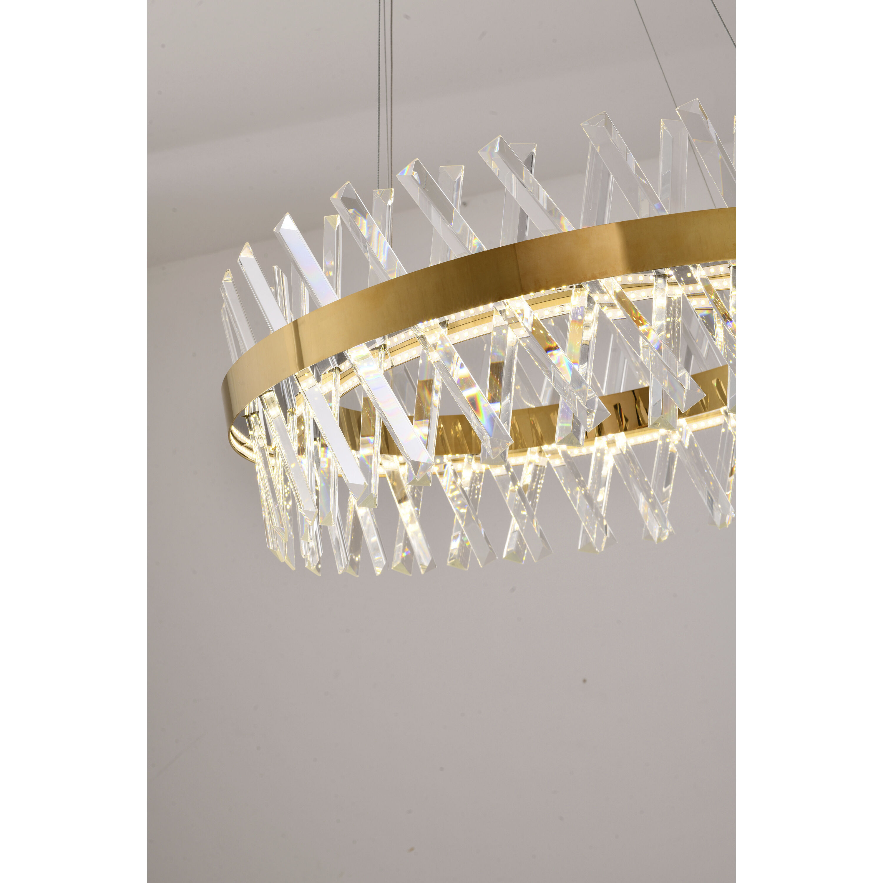 Canada LED 26 inch Gold Chandelier Ceiling Light