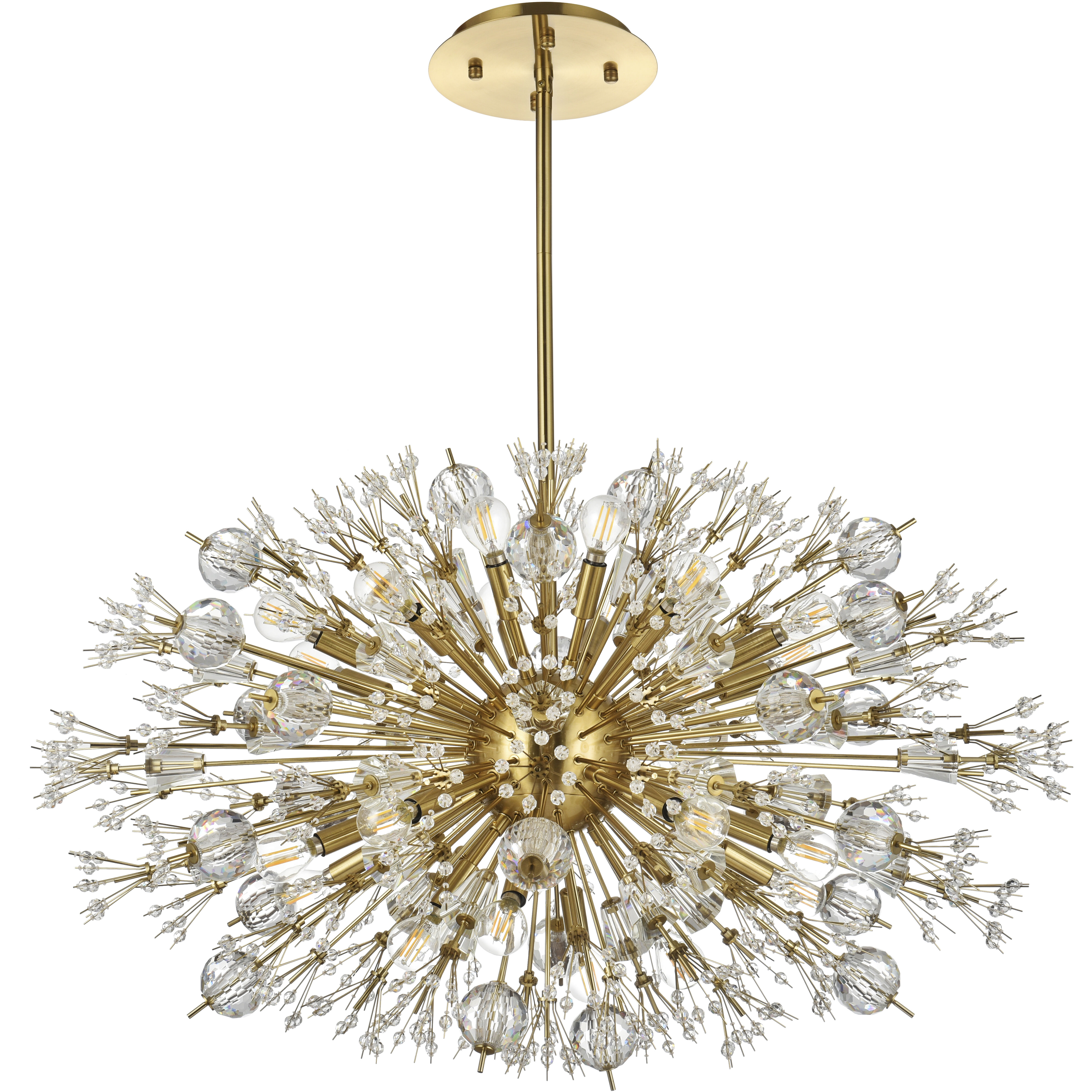 Vera 24 Light 36 inch Gold Pendant Ceiling Light