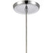 Glitzy 1 Light 5 inch Polished Chrome with Gold Mini Pendant Ceiling Light