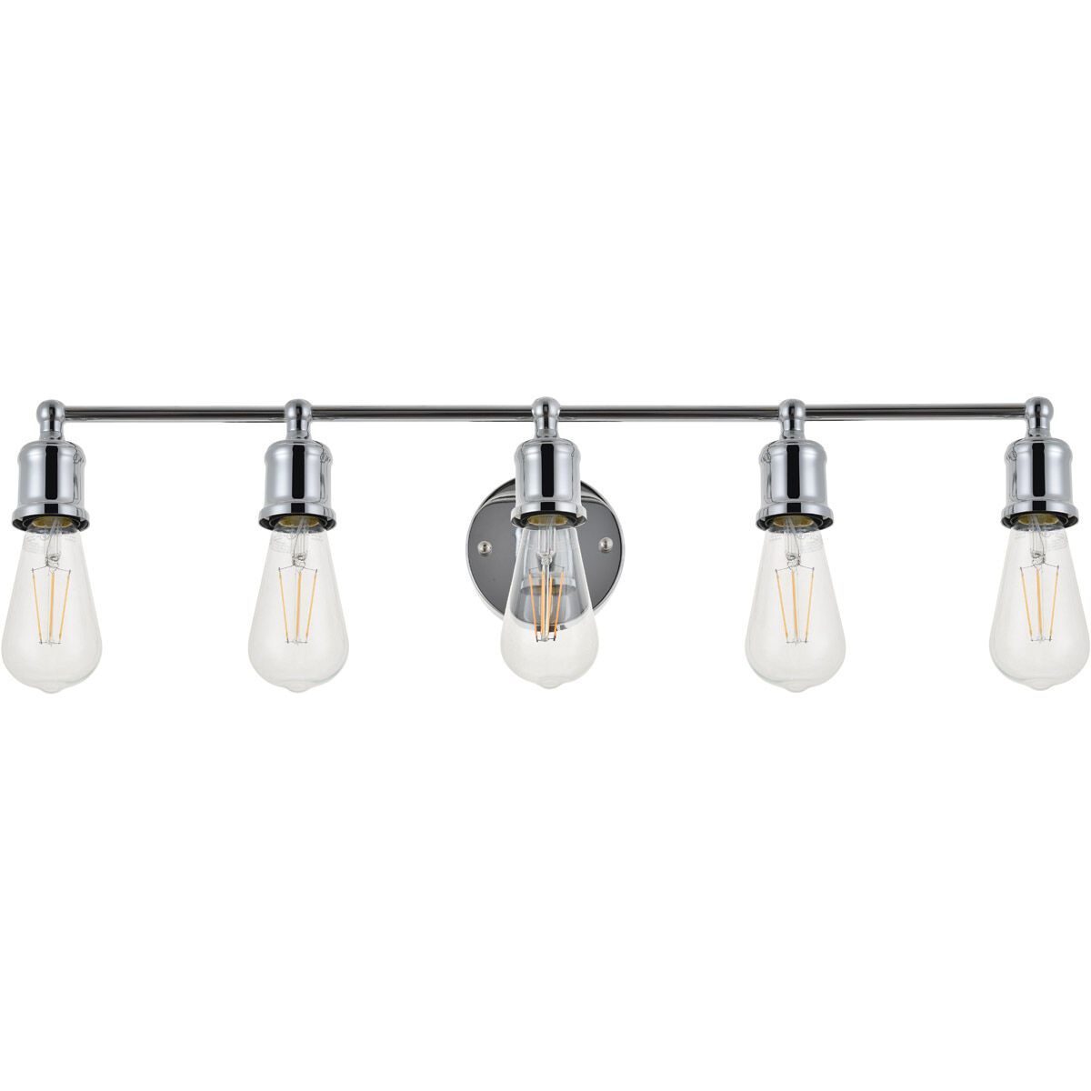 Serif 5 Light 29 inch Chrome Wall Sconce Wall Light