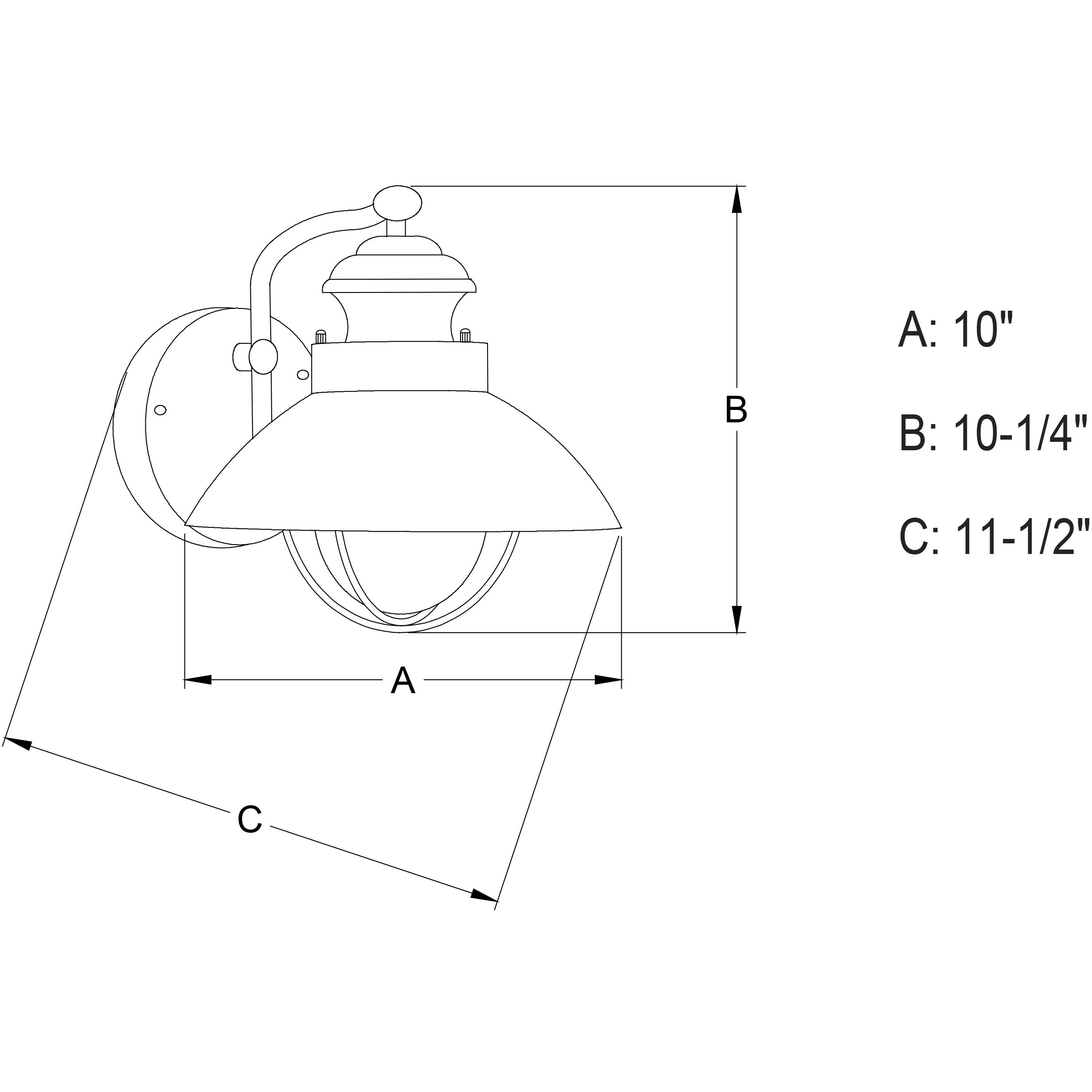 Harwich LED 10.25 inch Textured Gray Outdoor Wall