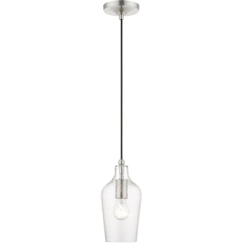 Avery 1 Light 5 inch Brushed Nickel Mini Pendant Ceiling Light
