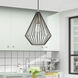Linz 1 Light 12 inch Bronze with Antique Brass Accents Pendant Ceiling Light