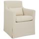 Lydia White Outdoor Slipcover Dining Chair