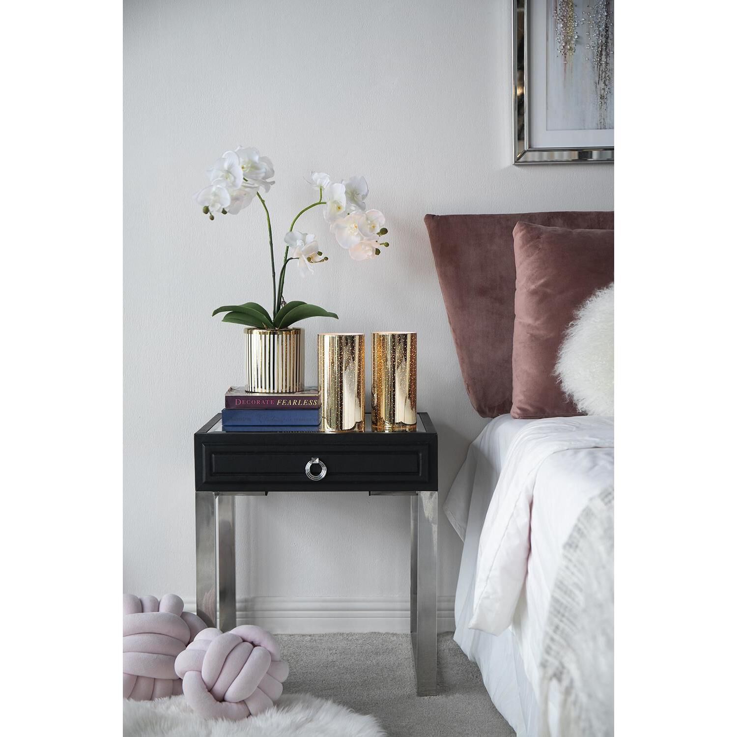 Speckled 8 X 4 inch LED Candle