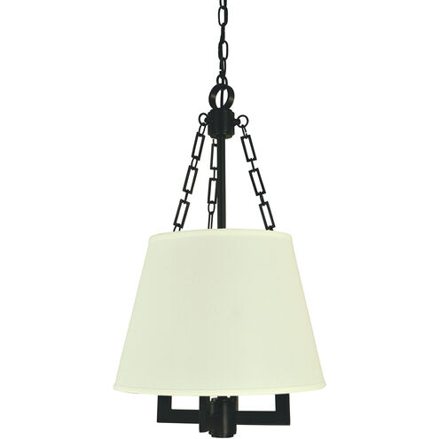 Bistro 4 Light 15 inch Brushed Brass Mini Chandelier Ceiling Light