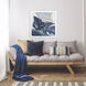 Blue Palms 27 X 27 inch Non-Glass Framed Art, Propac