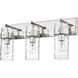 Fontaine 3 Light 24 inch Polished Nickel Vanity Wall Light