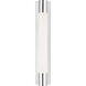 C&M by Chapman & Myers Loring LED 5 inch Chrome Vanity Light Wall Light