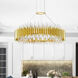 Cityscape 24 Light 39 inch Satin Gold Chandelier Ceiling Light