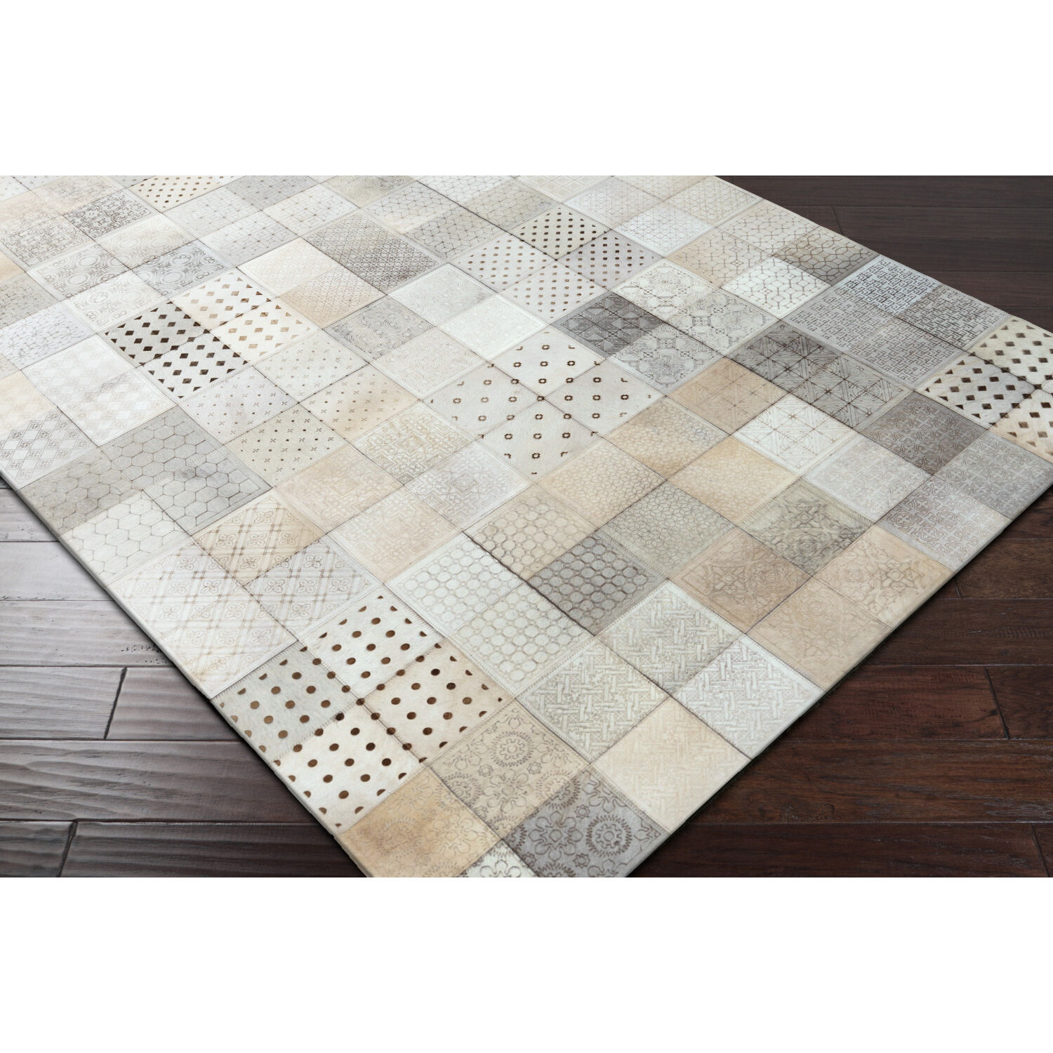 Olympus 36 X 24 inch Taupe / Beige / Brown / Tan Handmade Rug
