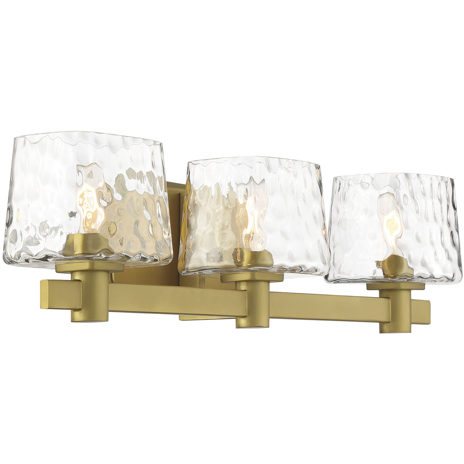Drysdale 3 Light 23.5 inch Soft Brass Bath Vanity Wall Light