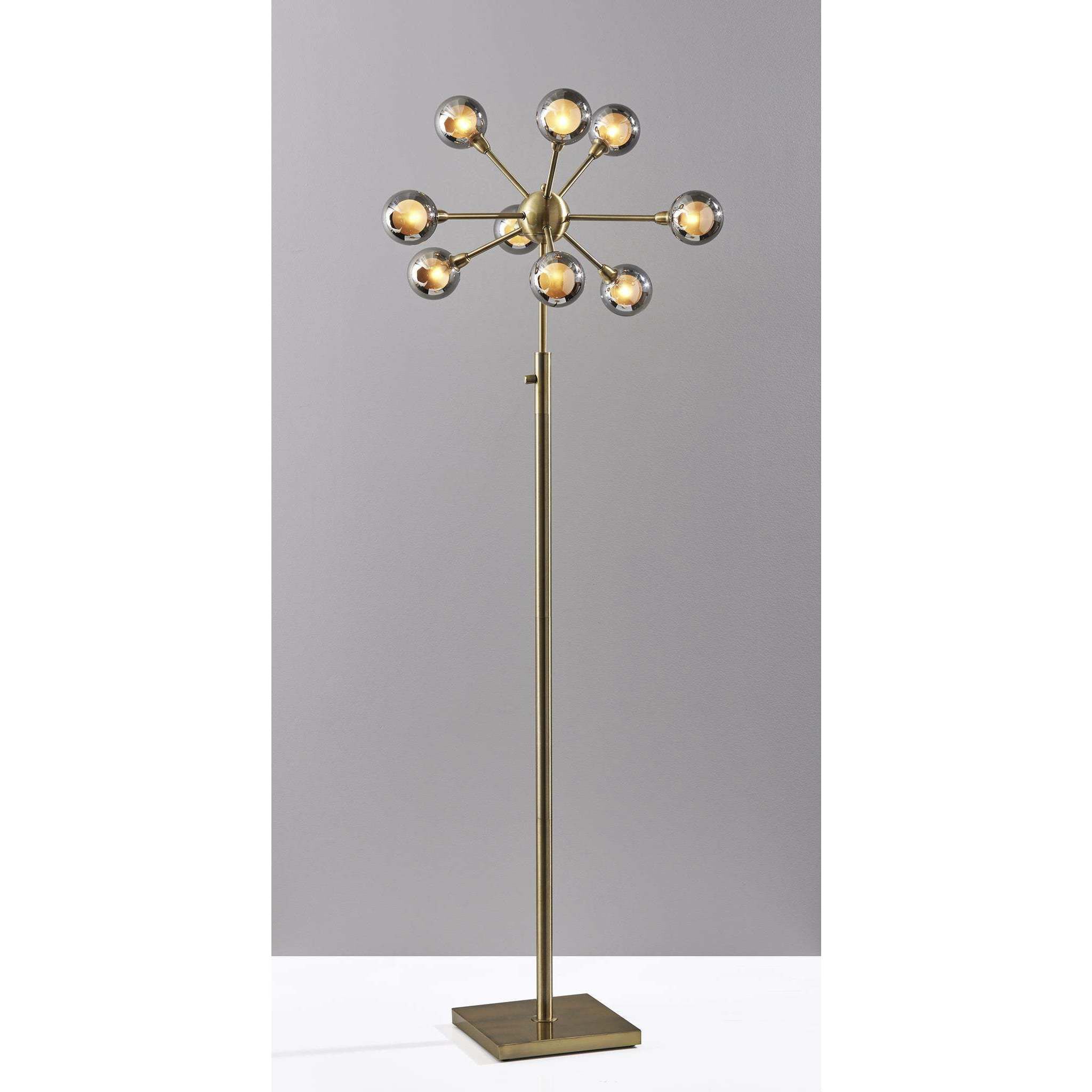 Starling 70 inch 27.00 watt Antique Brass Floor Lamp Portable Light