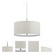Nianda 2 Light 18 inch Casual White Fabric Pendant Ceiling Light