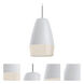 Abu 12 1 Light Satin Nickel Cord Pendant Ceiling Light