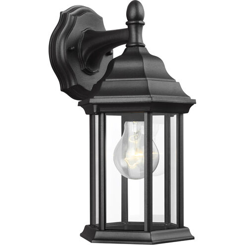 Sevier 1 Light 12.5 inch Black Outdoor Wall Lantern, Small