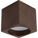 Bosco 5 inch Walnut Flush Mount Ceiling Light