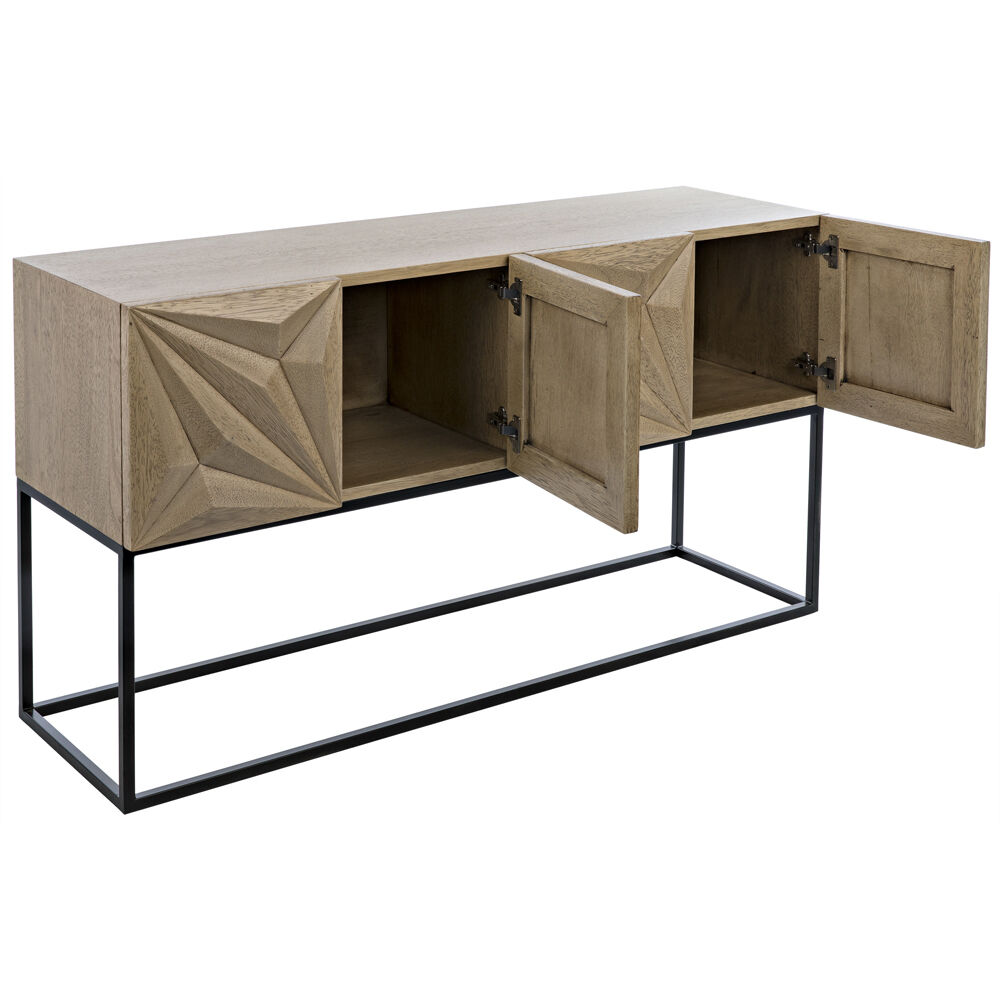 Zurich 60 X 19 inch Bleached Walnut Console