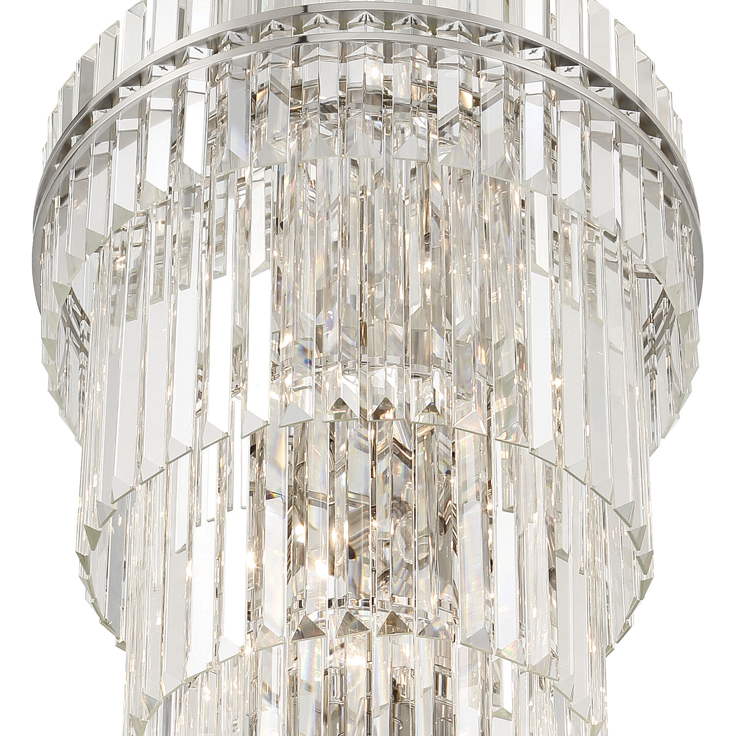 Hayes 31 Light 24 inch Polished Nickel Chandelier Ceiling Light