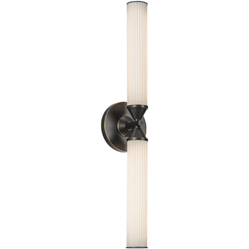 Edwin LED 2 inch Urban Bronze Bath Vanity Light Wall Light