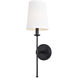 Camden LED 6 inch Matte Black Wall Light