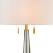 Bedford 30 inch 60.00 watt Clear with Aged Brass Table Lamp Portable Light in Incandescent, 3-Way